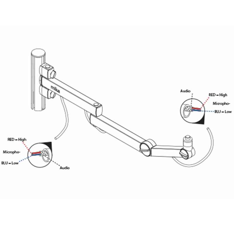 ̳��������� ������ Yellowtec m!ka Mic Arm TV aluminum