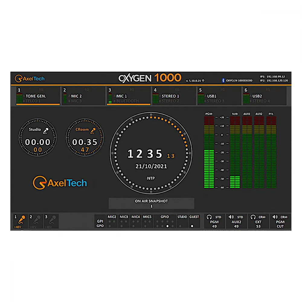 ������� Broadcast ������� Axel Oxygen 1000