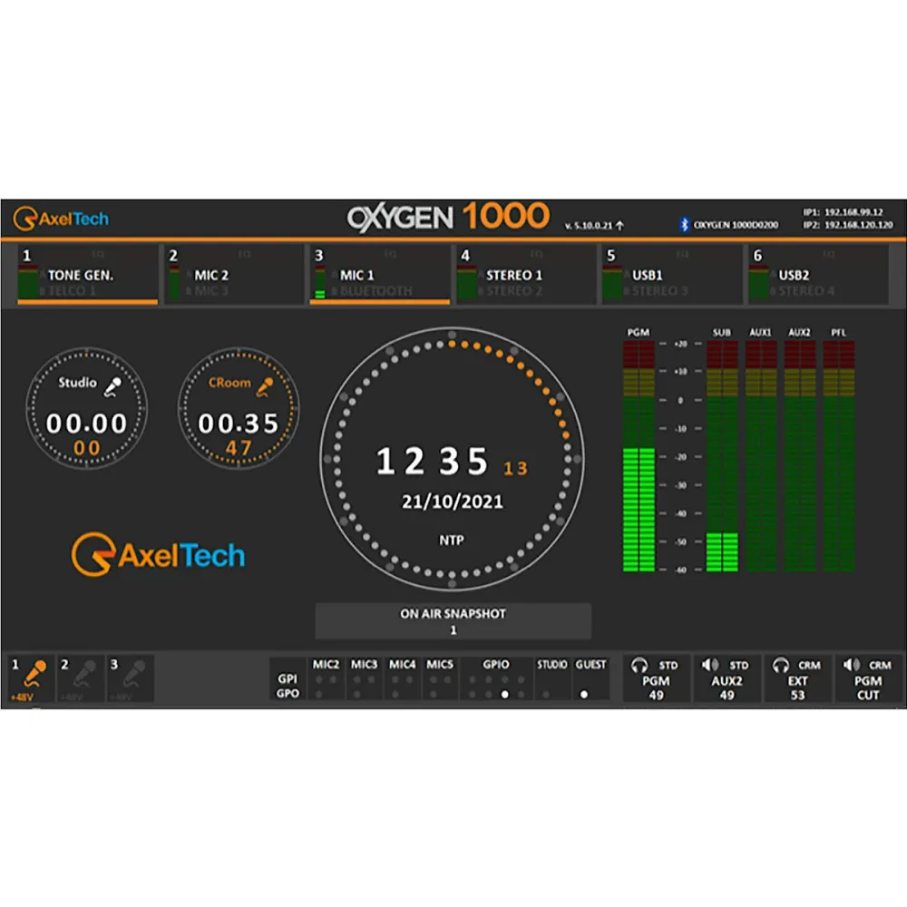 ������� Broadcast ������� Axel Oxygen 1000 RACK