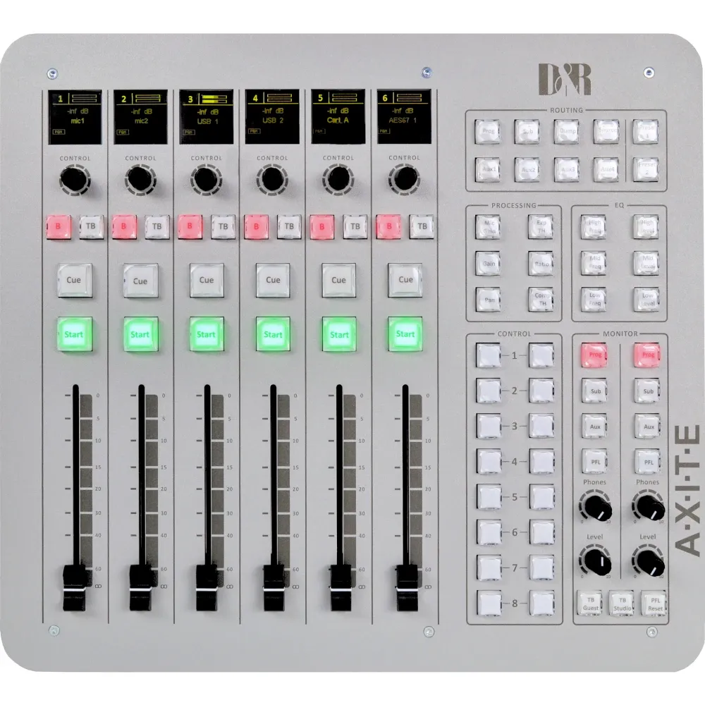 Цифрова модульна Broadcast консоль D&R AXITE Цифрова модульна Broadcast консоль D&R AXITE