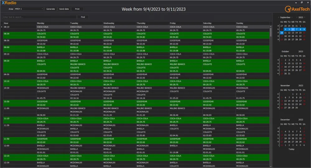 ������������� ������������ AXEL TECHNOLOGY XRADIO