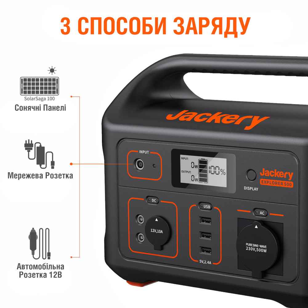 ������� ������� Jackery Explorer 500EU - 518Wh 500W