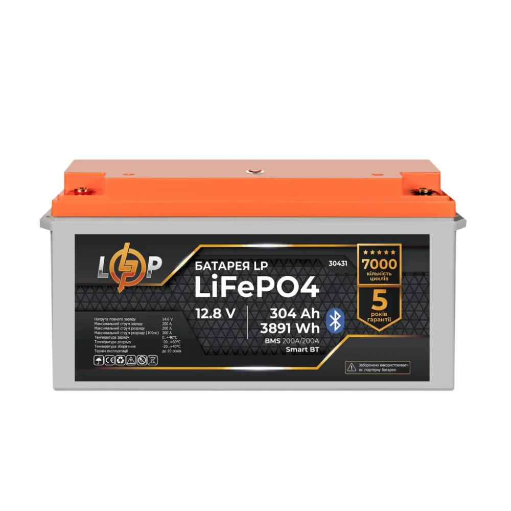 ���������� LP LiFePO4 12,8V - 304 Ah (3891Wh) (BMS 200A/200�) ������� Smart BT
