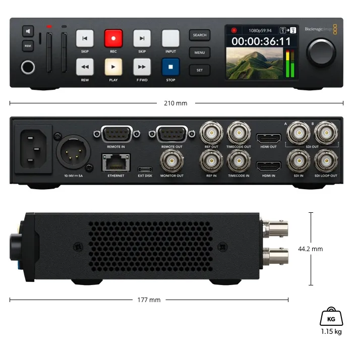 �������� Blackmagic Design HyperDeck Studio HD Plus (HYPERD/ST/DCHP)