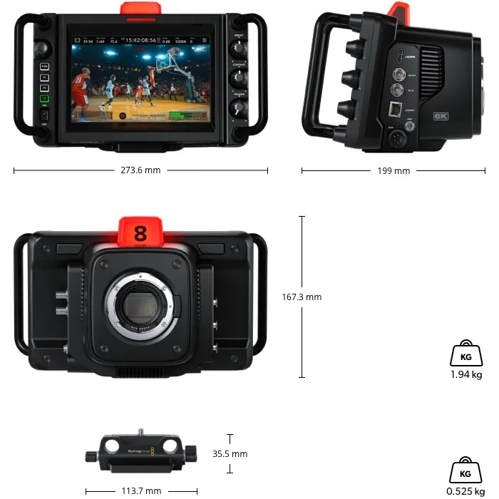 ������ Blackmagic Studio Camera 6K Pro (CINSTUDMFT/G26PDK)