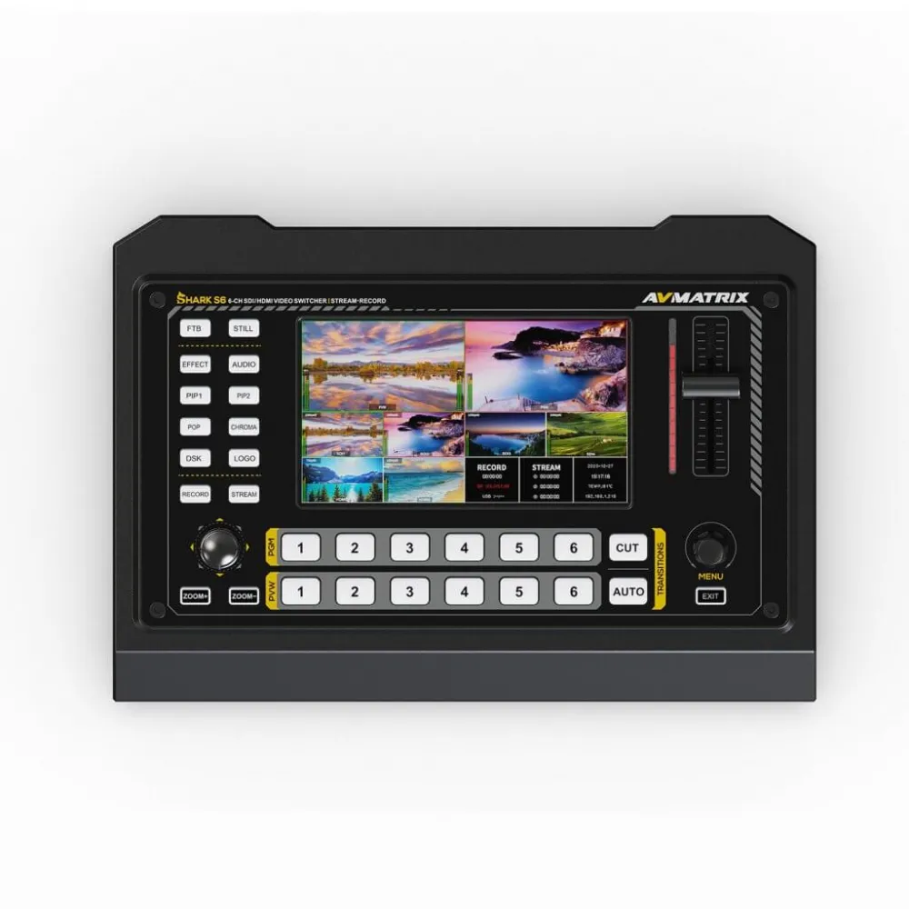 ³�������� AVMATRIX Shark S6 (6 ����� 3G-SDI/HDMI)
