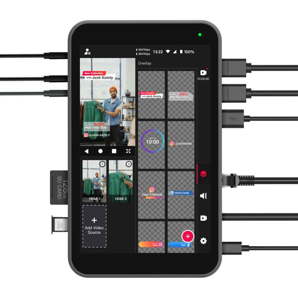 YoloLiv Instream ���������� ����� ��� ������������� �������