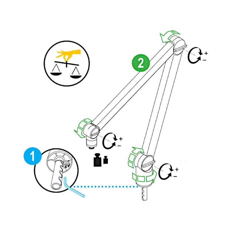 ̳��������� ��������� Yellowtec m!ka Mic Arm M aluminum