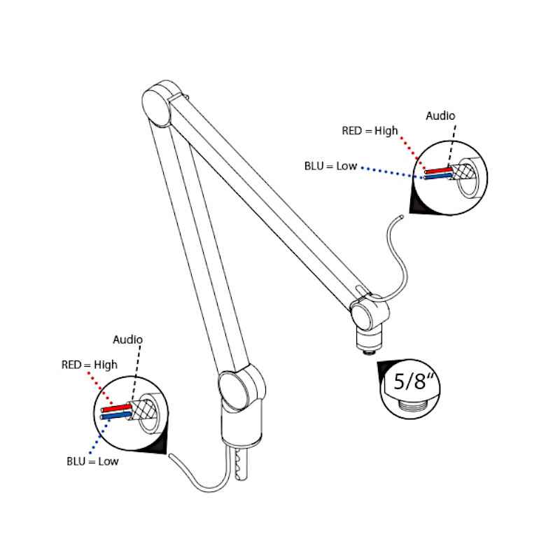 ̳��������� ��������� Yellowtec m!ka Mic Arm M black