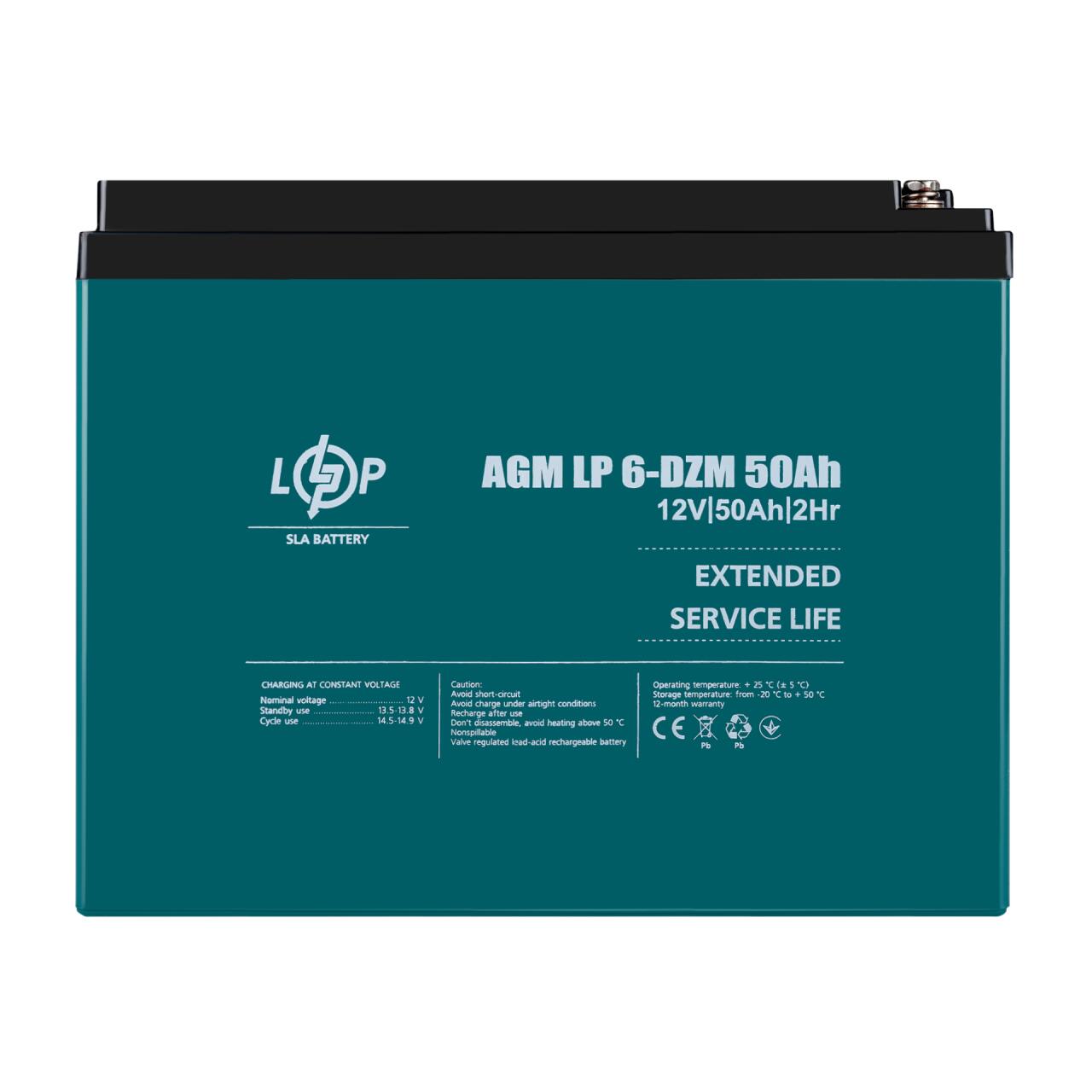 ������� ��������-��������� ���������� LP 6-DZM-50 Ah