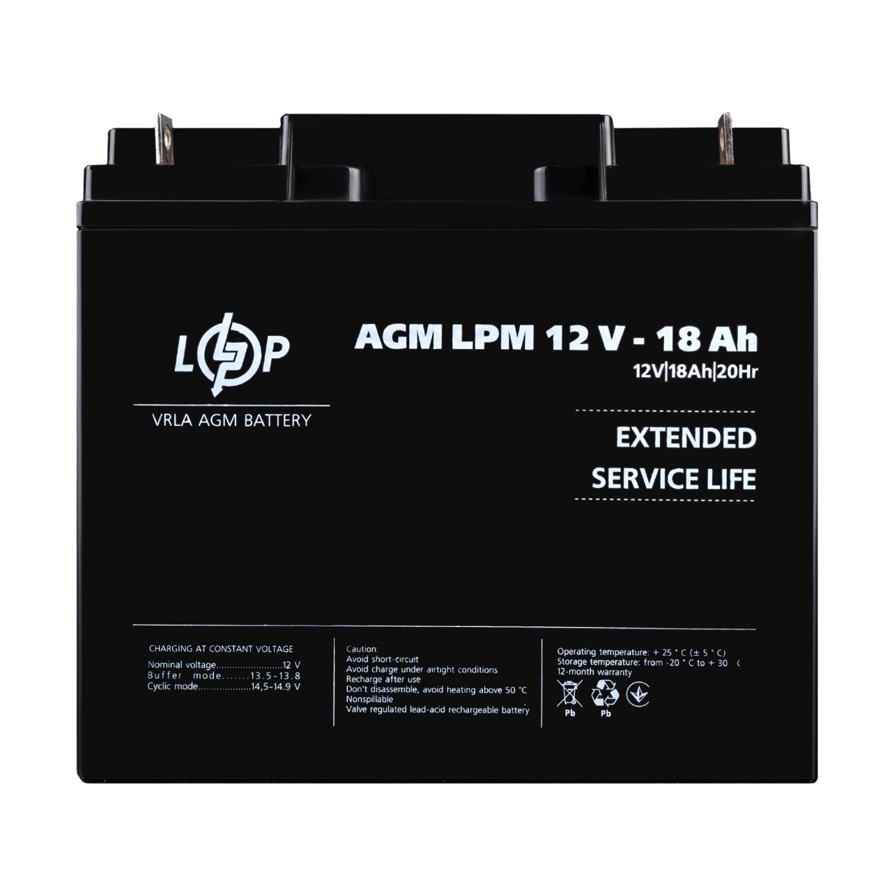 ���������� AGM LPM 12V - 18 Ah ��� Mercedes