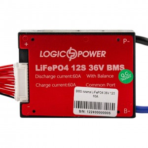 BMS ����� LiFePO4 36V 12S Dis 60A Ch 30A