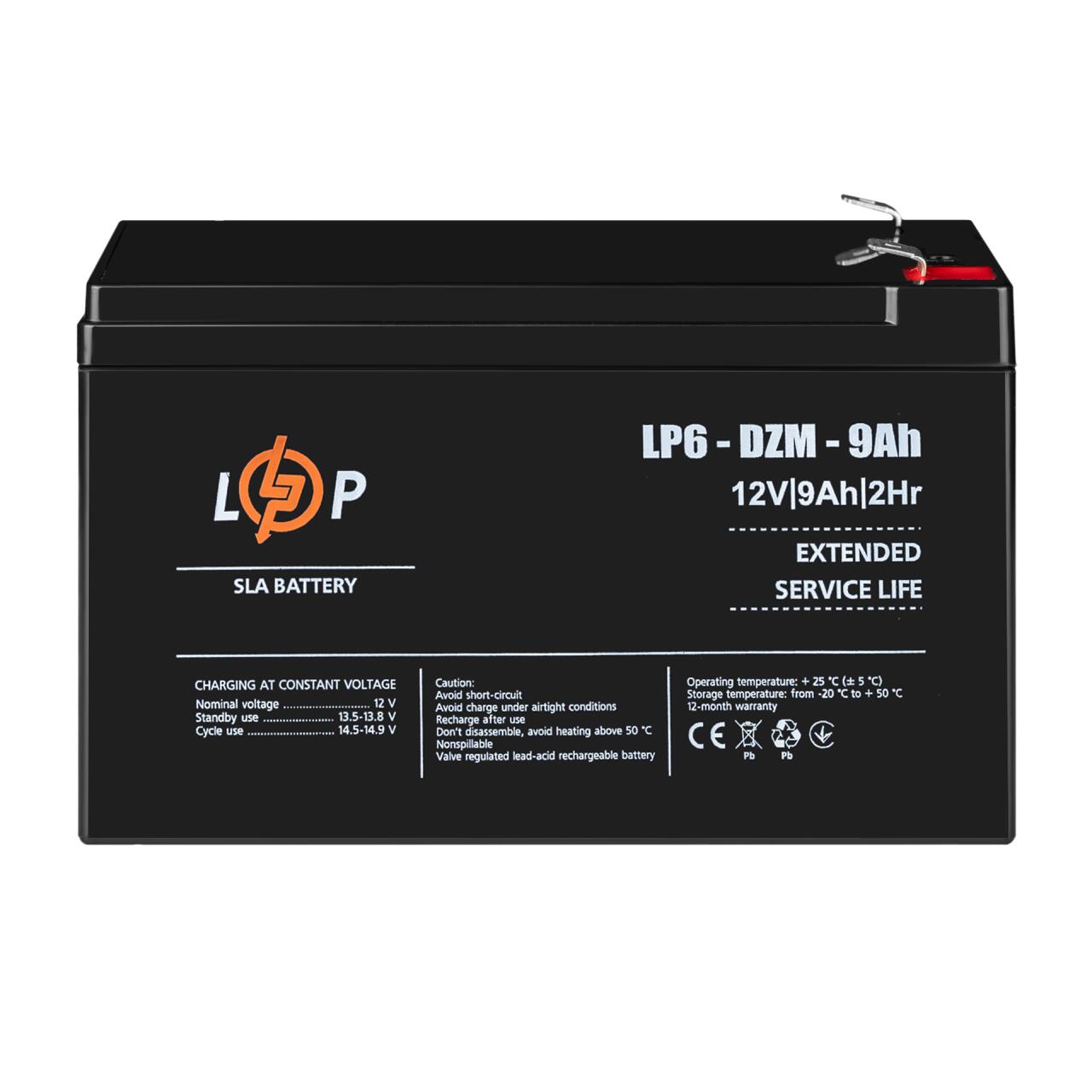 ������� ��������-��������� ���������� LP 6-DZM-9 Ah