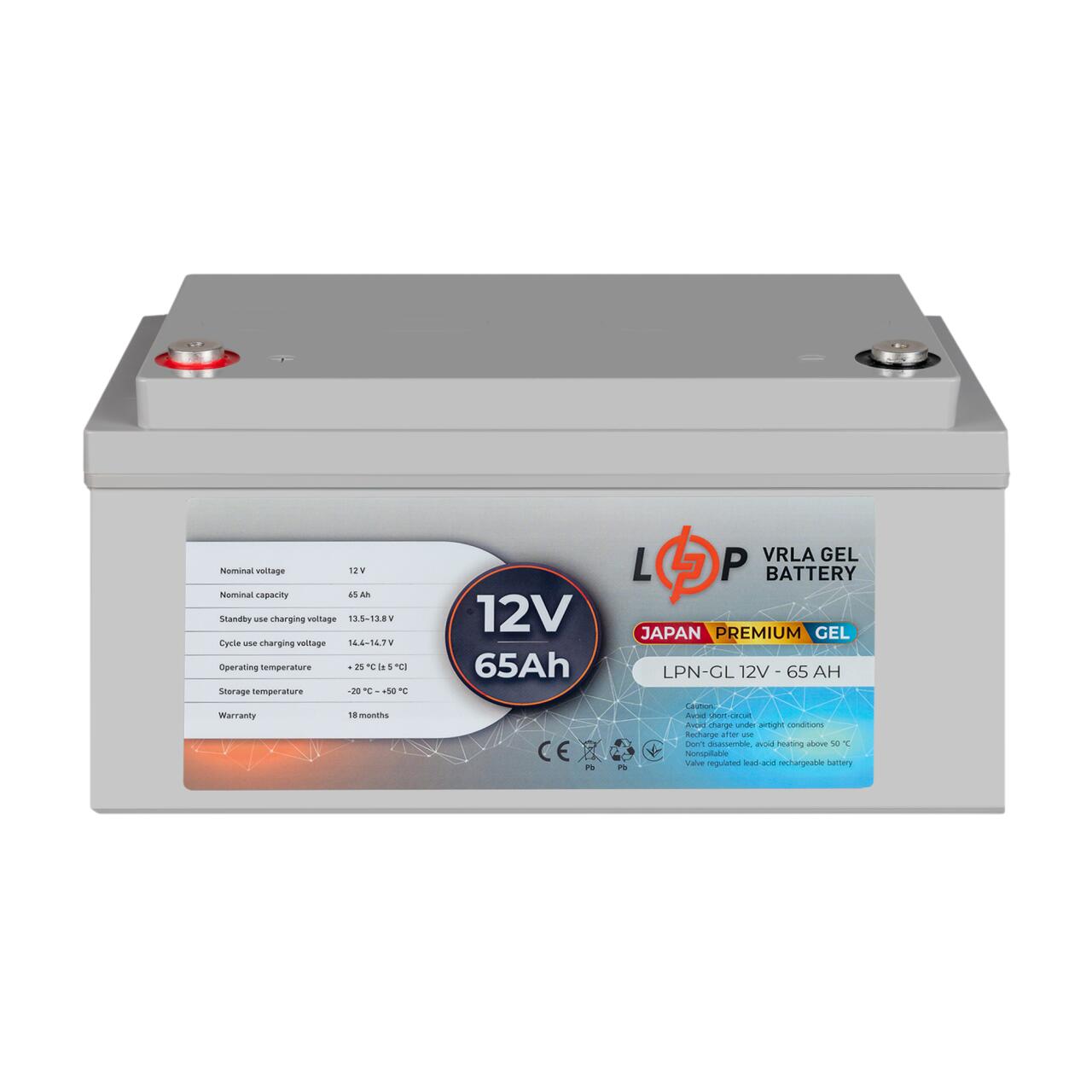���������� ������� LPN-GL 12V - 65 Ah