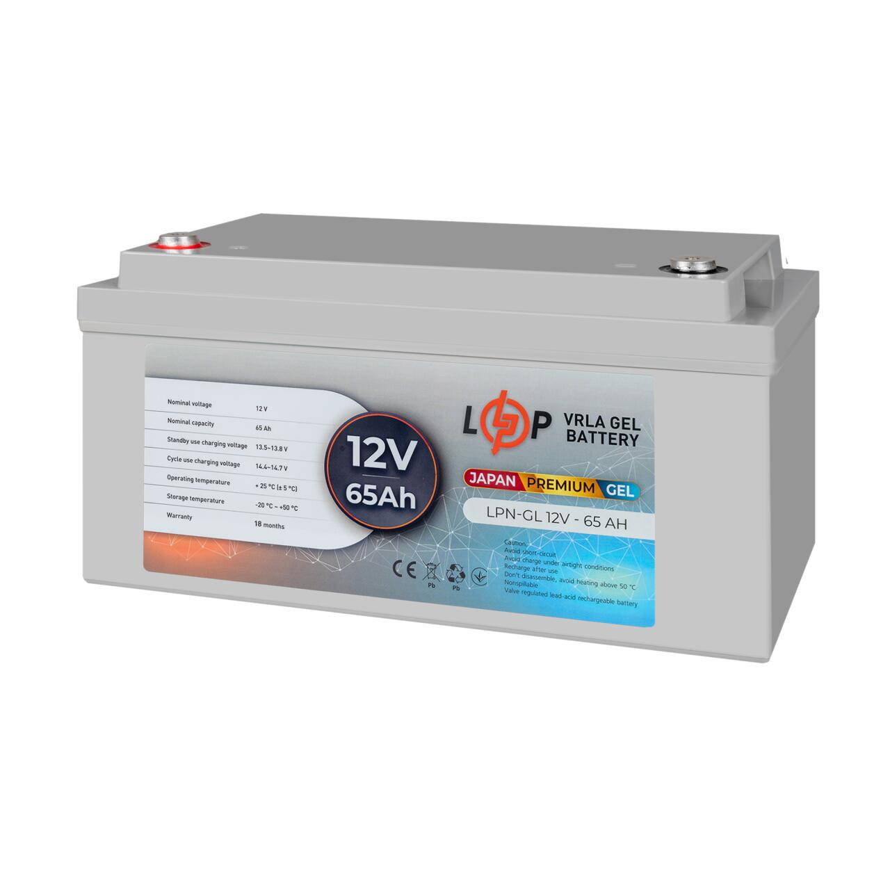 ���������� ������� LPN-GL 12V - 65 Ah