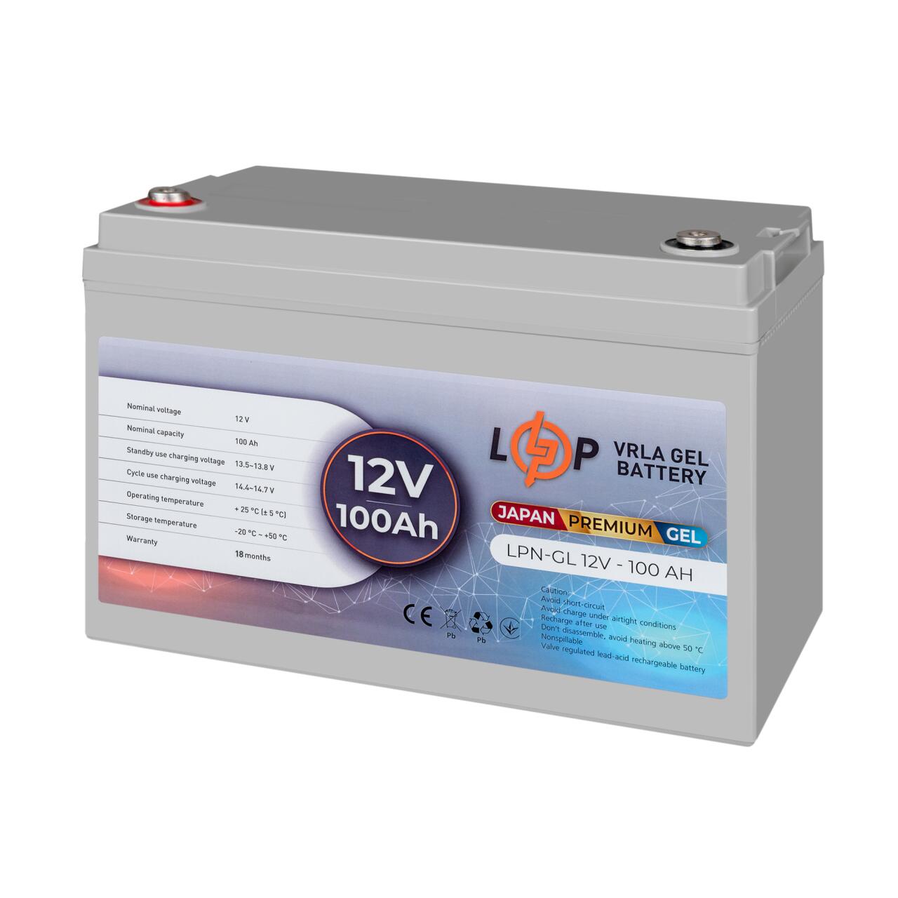 ���������� ������� LPN-GL 12V - 100 Ah