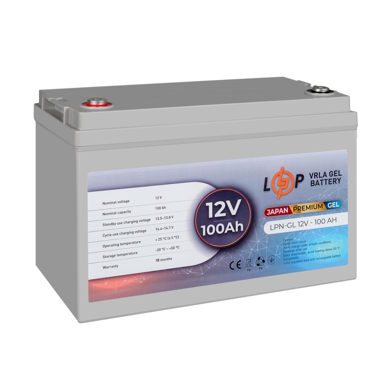 ���������� ������� LPN-GL 12V - 100 Ah