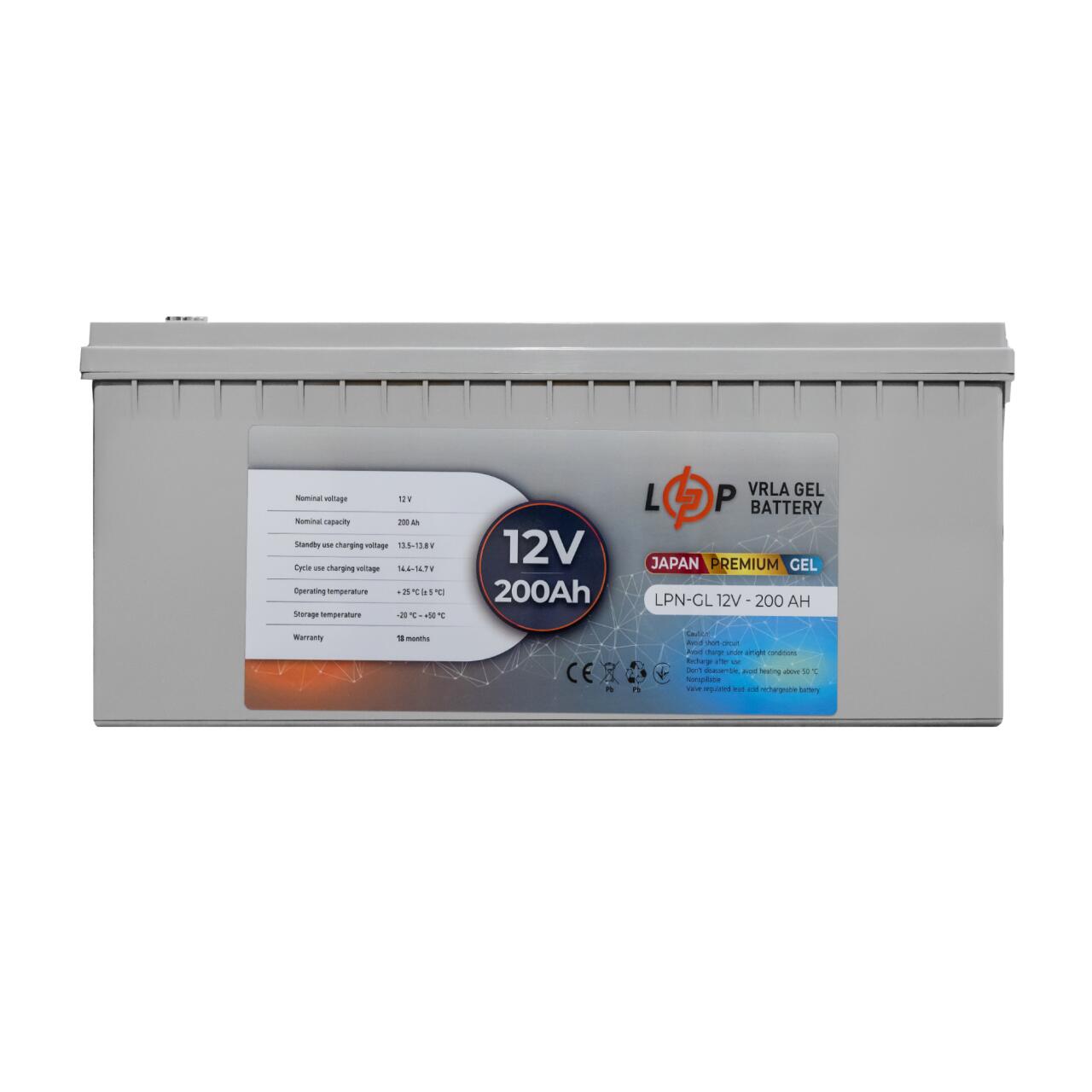���������� ������� LPN-GL 12V - 200 Ah
