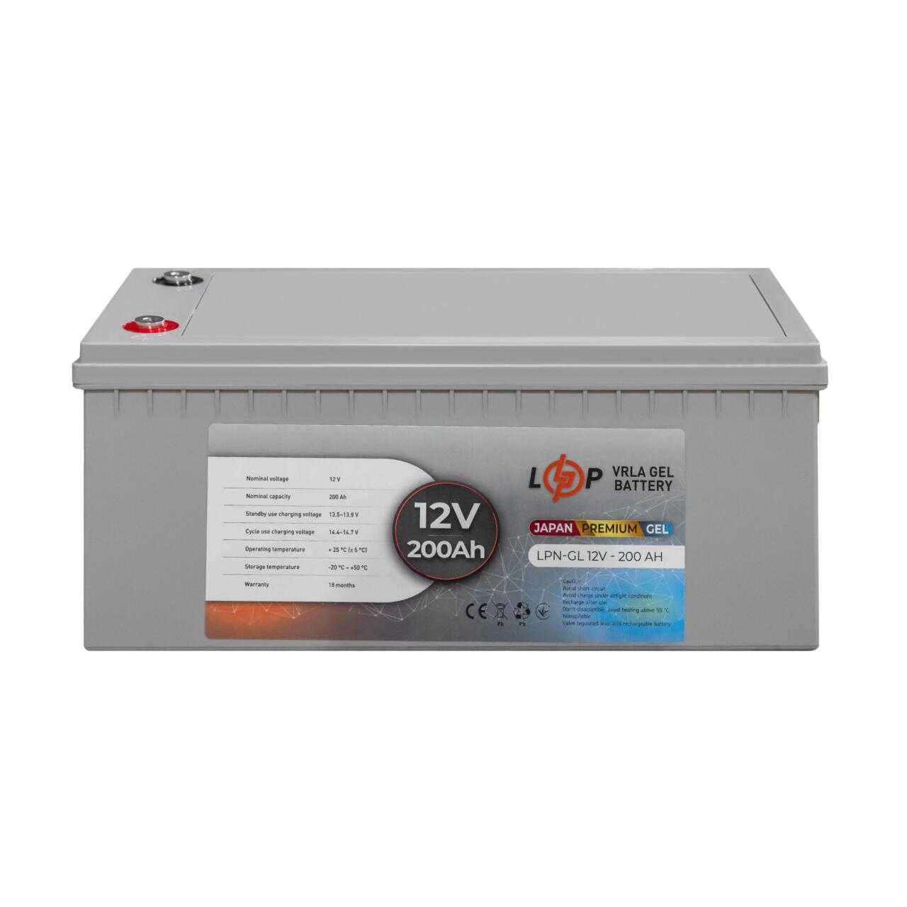 ���������� ������� LPN-GL 12V - 200 Ah