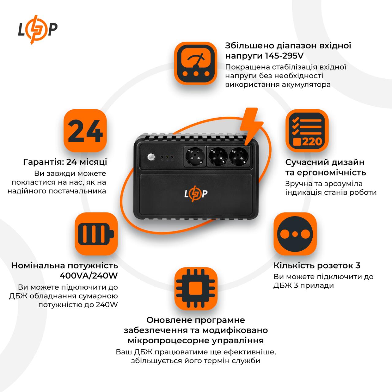 ˳�����-������������ ��� LP-400VA-3PS (240��)