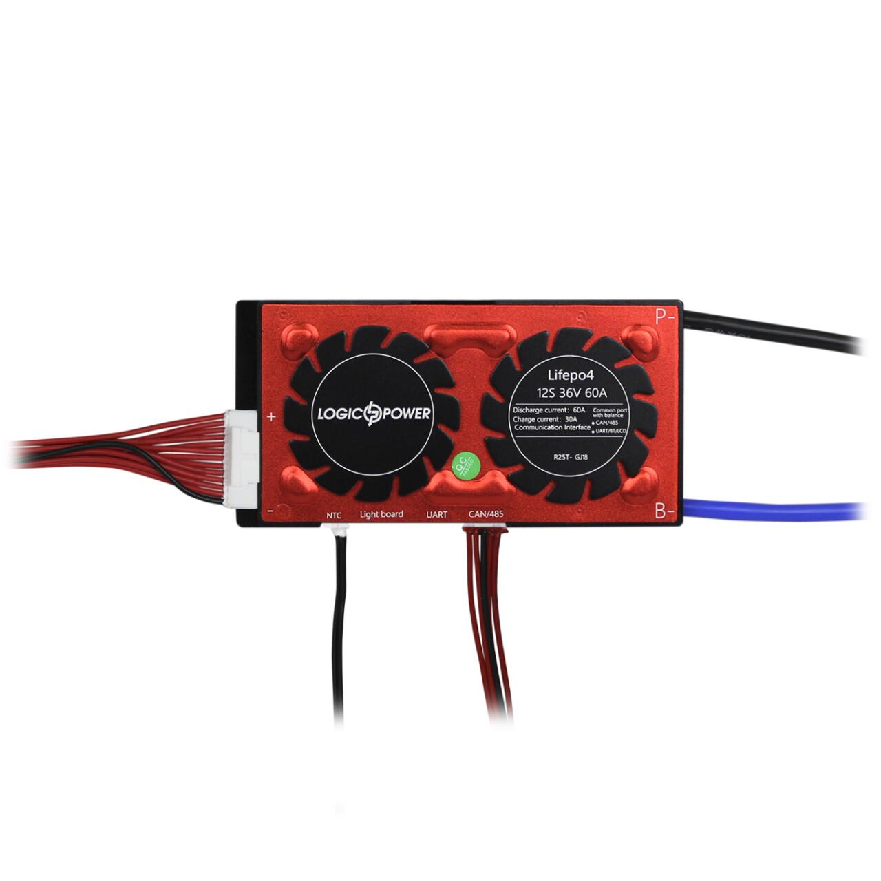 Smart BMS ����� LP LiFePO4 36V 12S Dis 60A Ch 30A UART+RS485+CAN