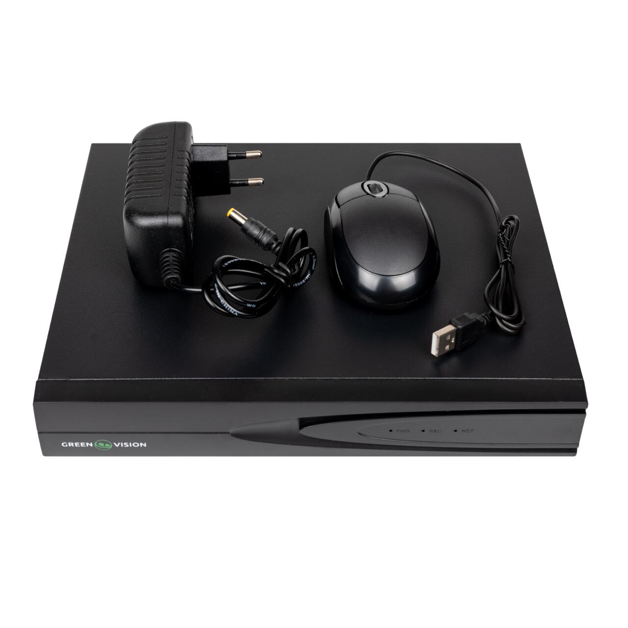 IP ������������� 16-��������� 8MP NVR GreenVision GV-N-S013/16 (Lite)