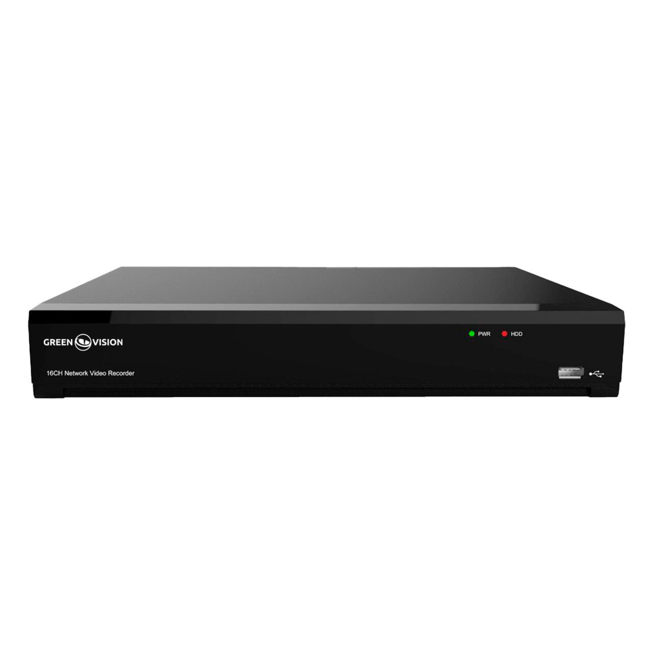 IP ������������� 16-��������� 12MP NVR GreenVision GV-N-I017/16