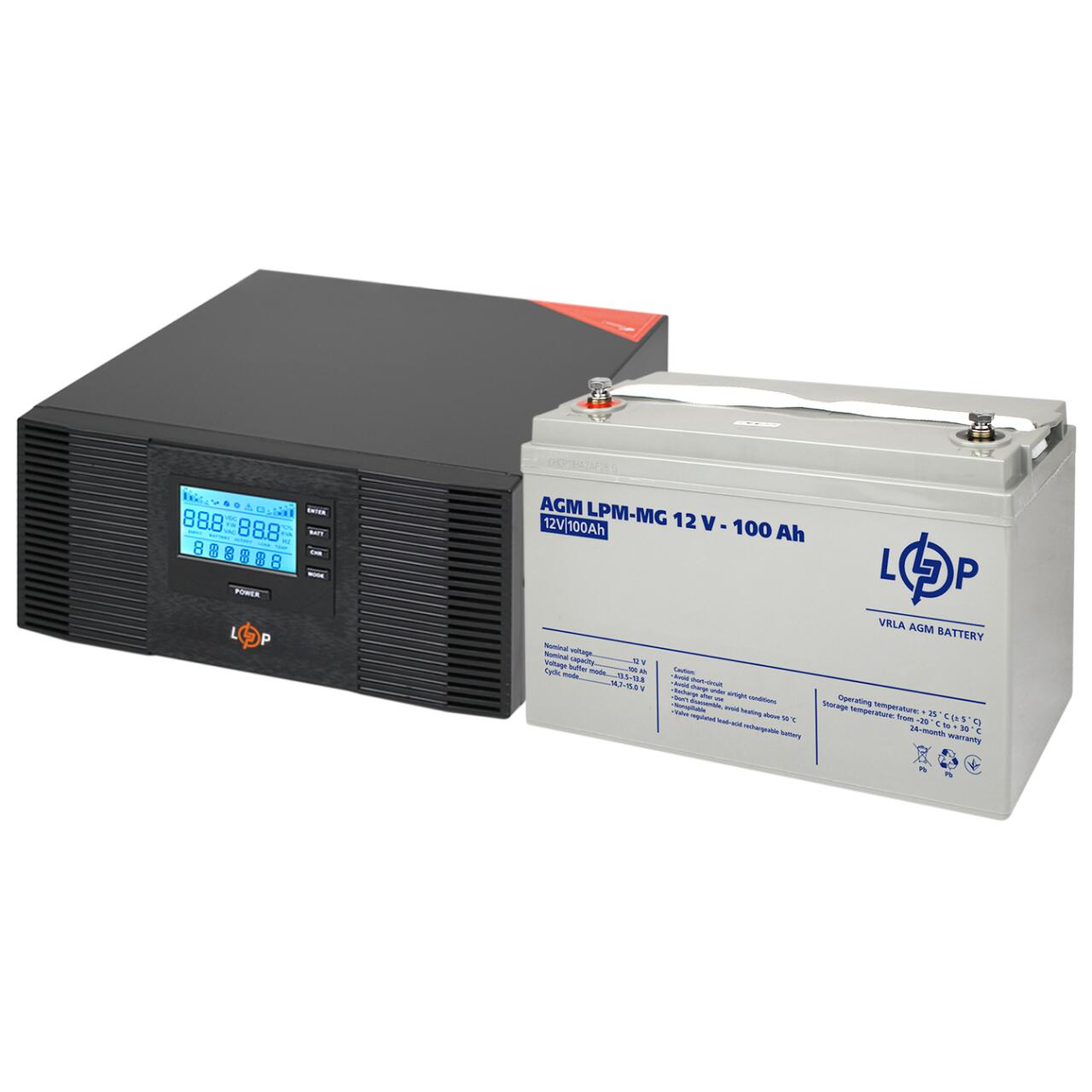 �������� ���������� �������� LP (LogicPower) ��� + ������������ ������� (UPS B1500 + ��� MG 1200W)