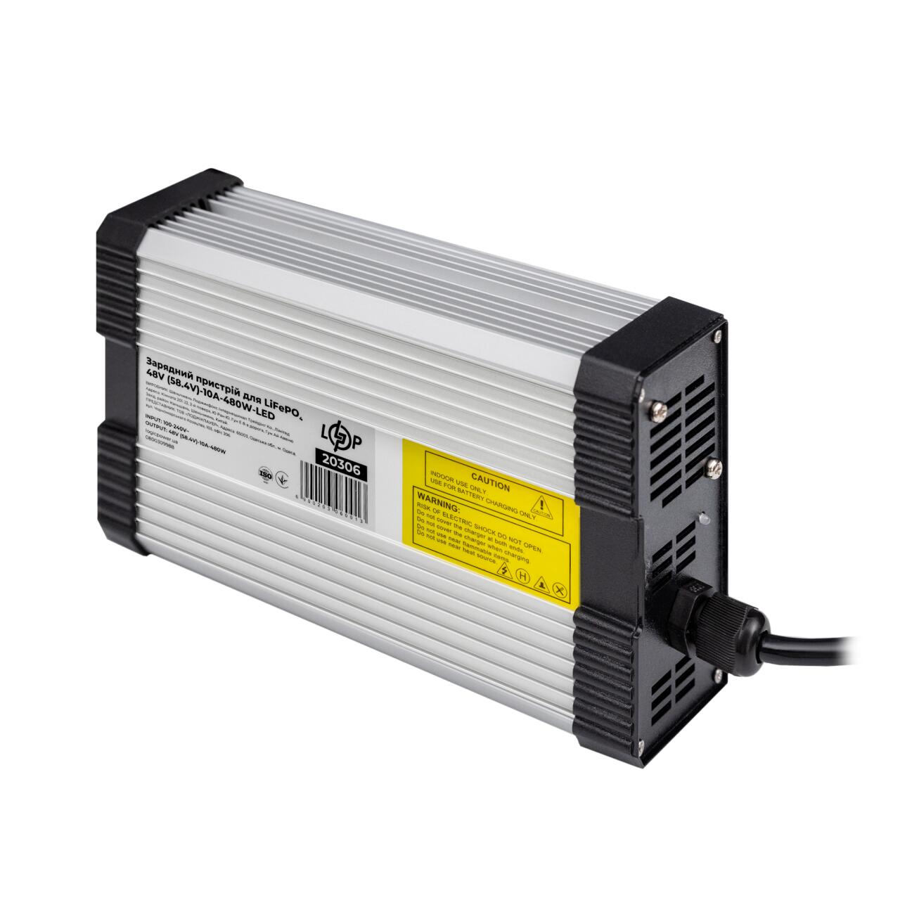 �������� ������� ��� ����������� LiFePO4 48V (58.4V)-10A-480W-LED