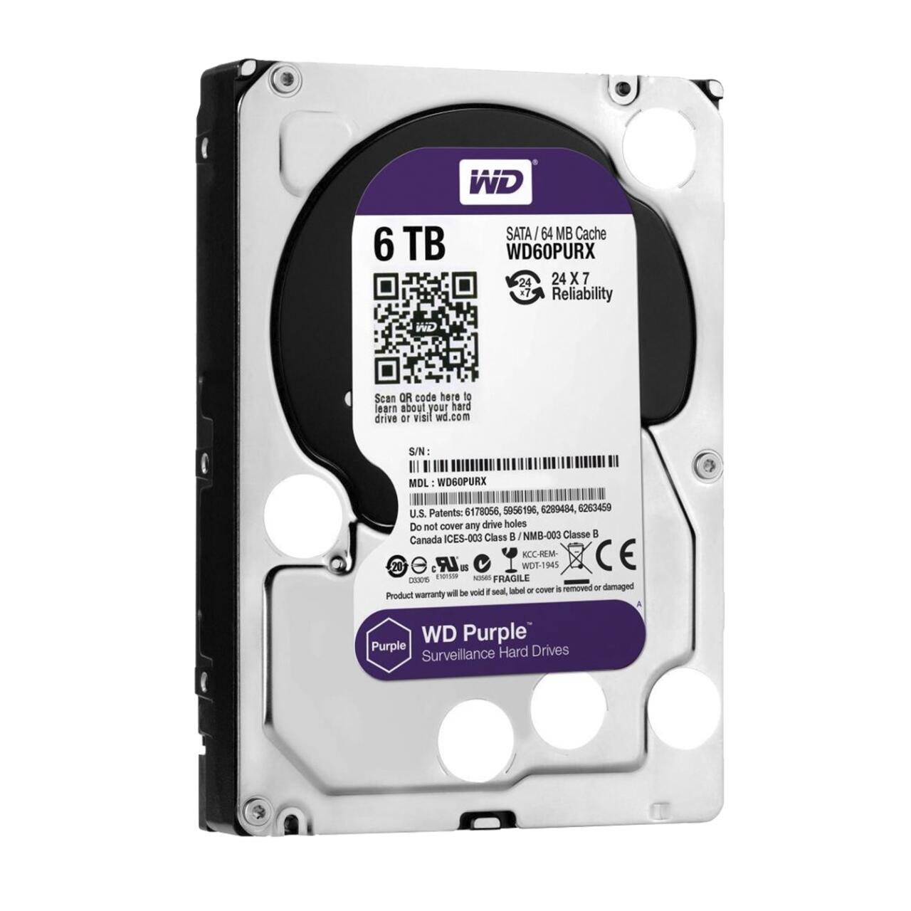 �������� ���� Western Digital 6TB Purple (WD60PURX)