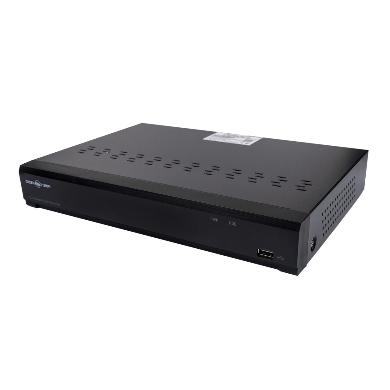 IP ������������� 8-��������� 12MP NVR GreenVision GV-N-I016/08 (A)