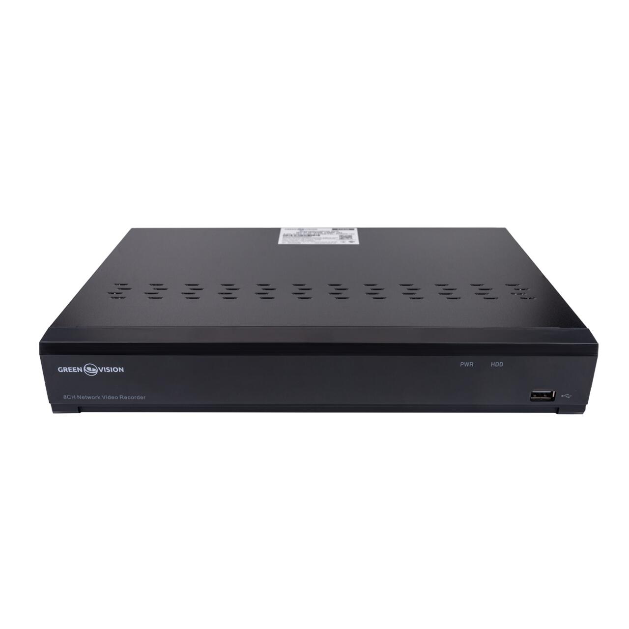 IP ������������� 8-��������� 12MP NVR GreenVision GV-N-I016/08 (A)