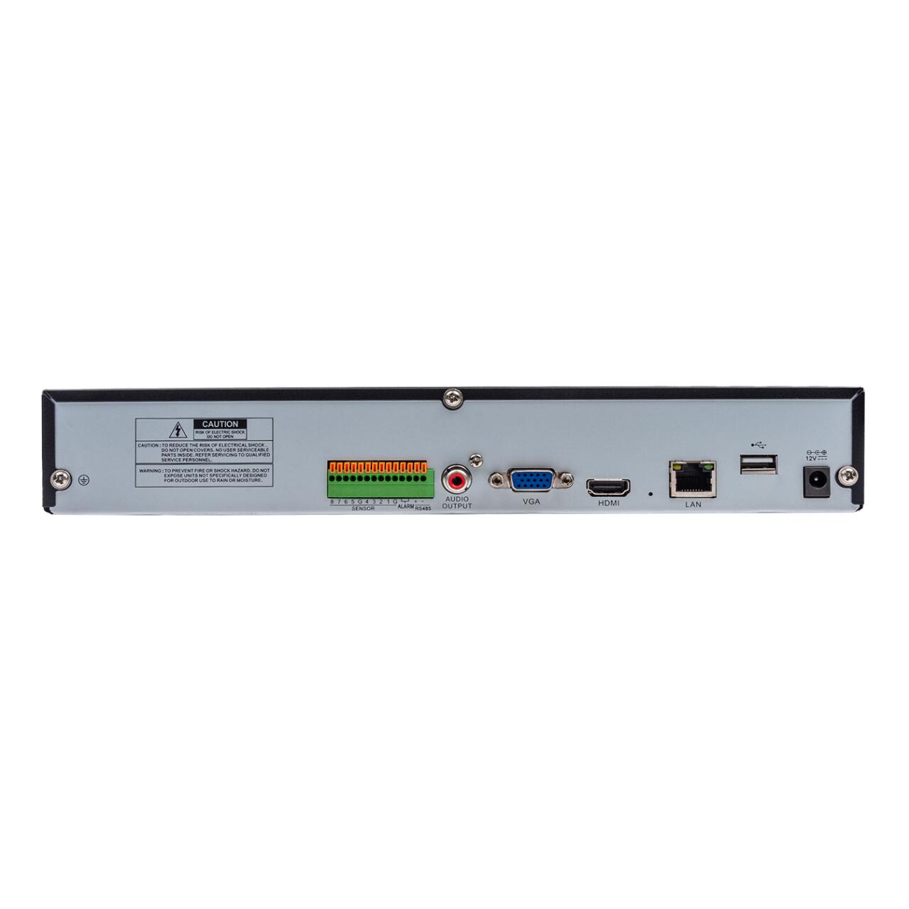 IP ������������� 8-��������� 12MP NVR GreenVision GV-N-I016/08 (A)