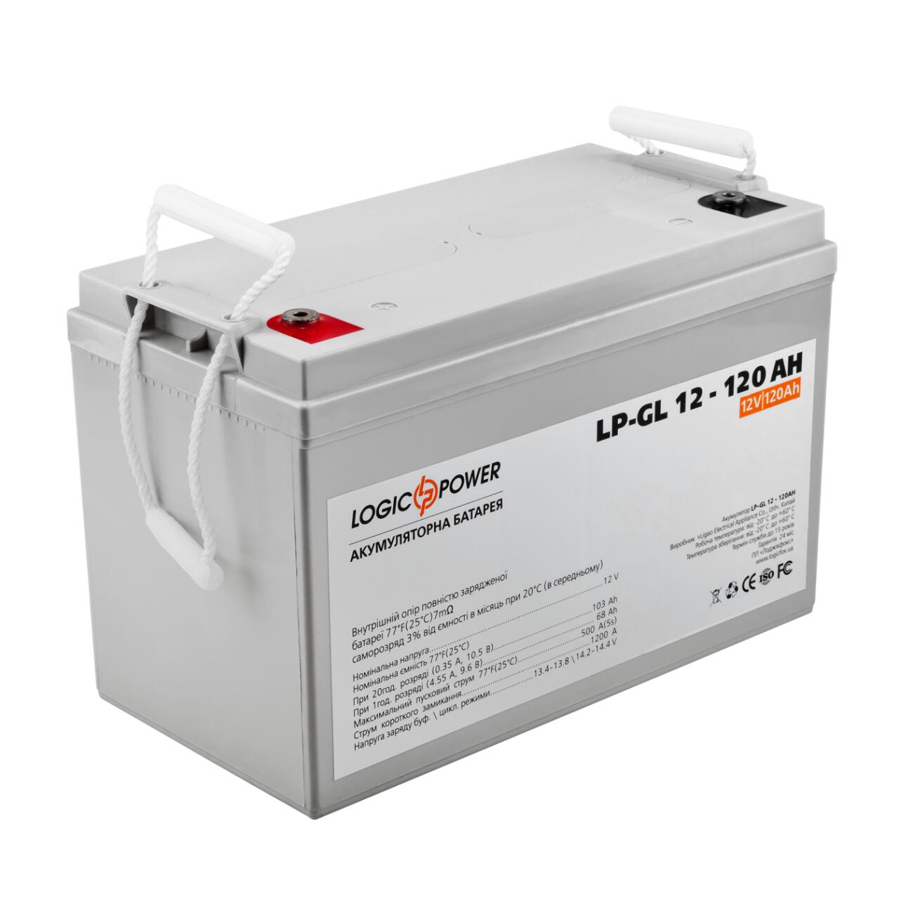 ���������� ������� LP-GL 12V - 120 Ah Silver