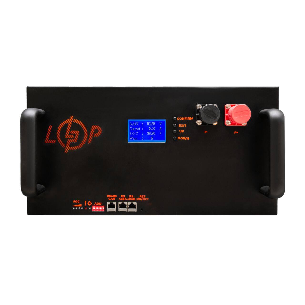 ���������� LP LiFePO4 51,2V - 230 Ah (11776Wh) (Smart BMS 200A/100�) � LCD ����� RM
