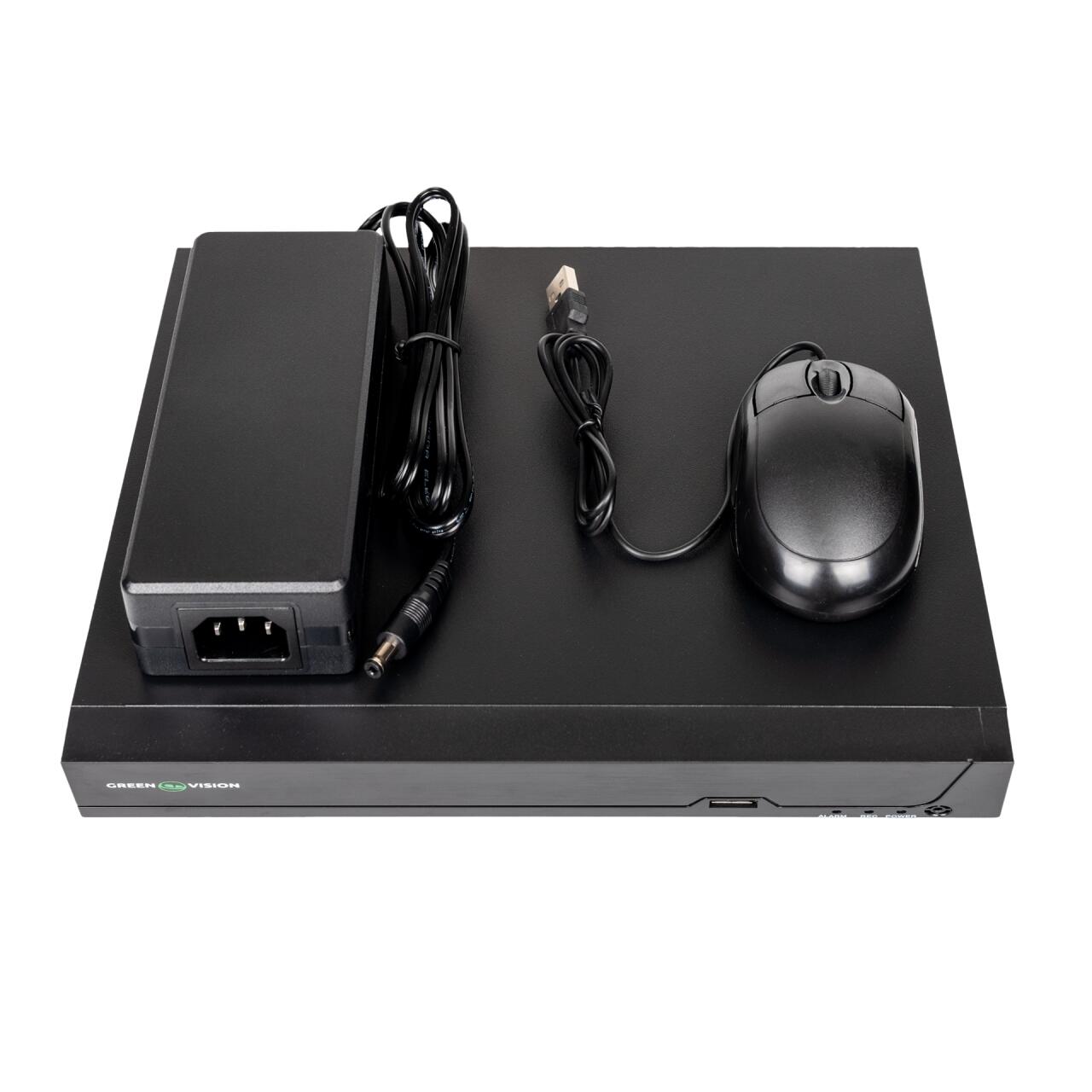 IP ������������� 8-��������� 8MP NVR GreenVision GV-N-S024/08 (8POE) (Lite)