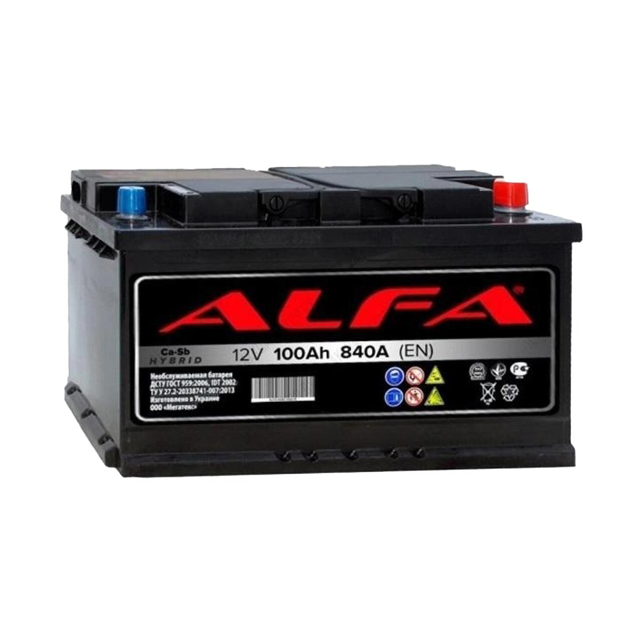 ���������� ���� �������� ALFA 6��-100-�� (����) ��� 840