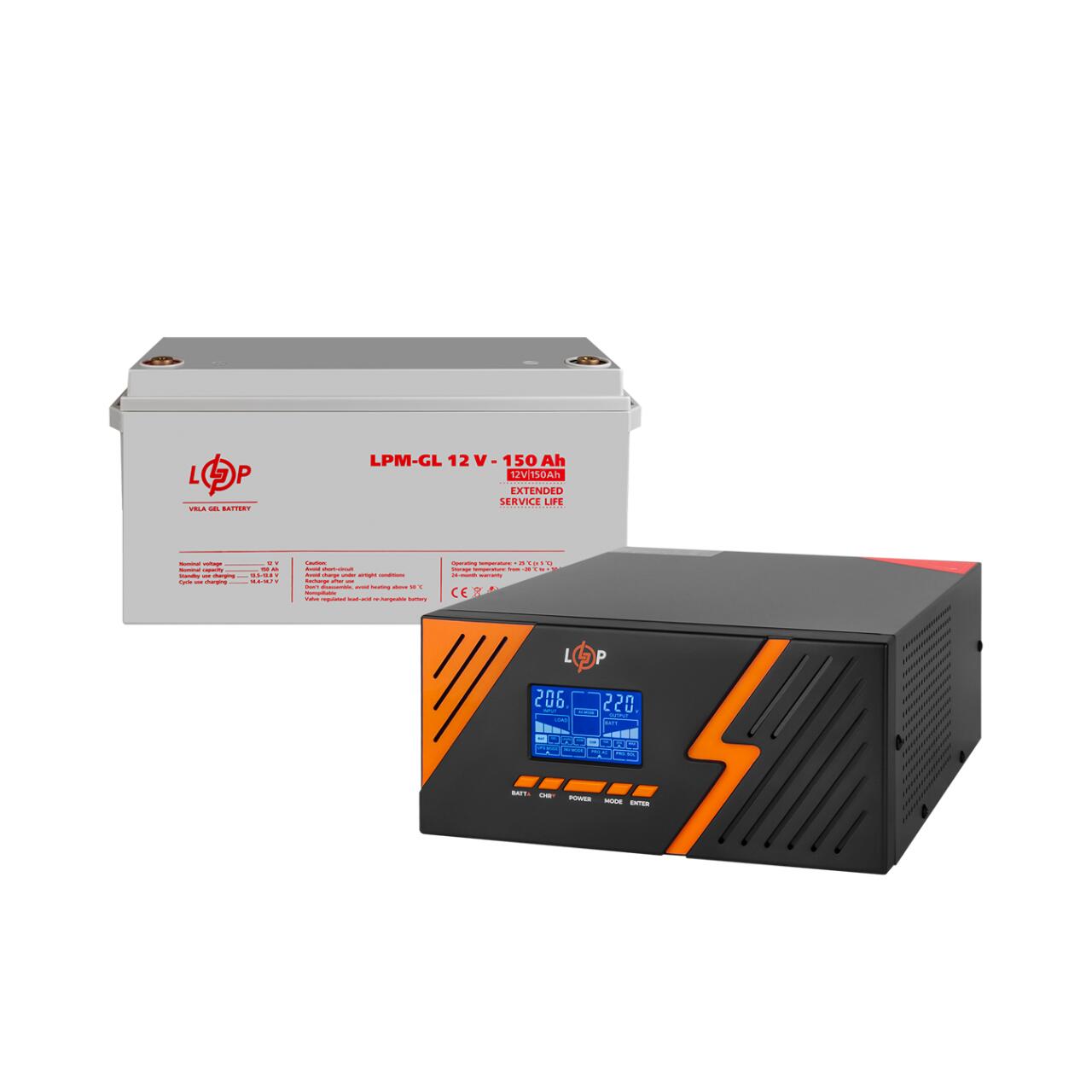 �������� ���������� �������� ��� + ������ ������� (UPS B1500 + ��� GL 1800Wh)