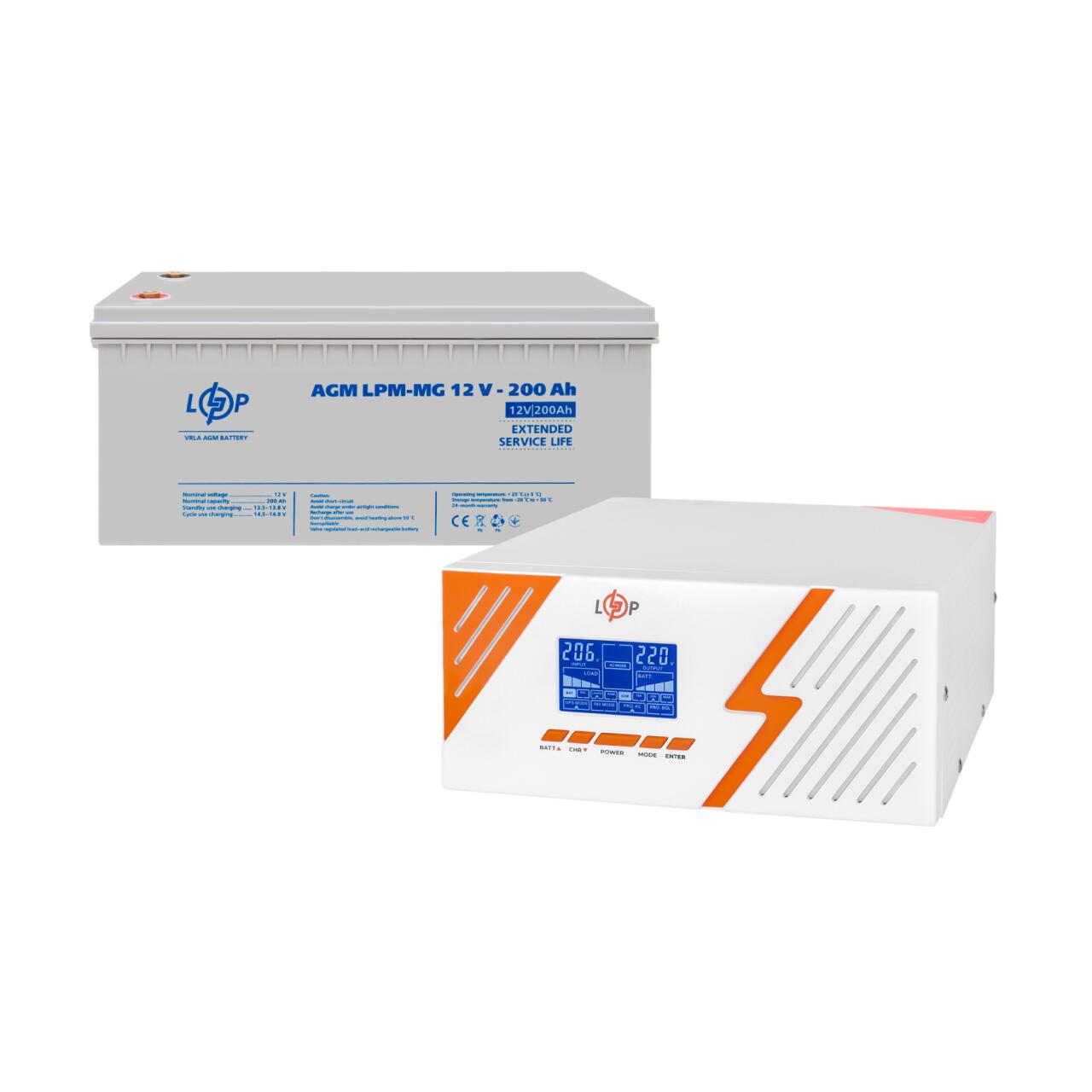 �������� ���������� �������� LP (LogicPower) ��� + ������������ ������� (UPS B1500 + ��� MG 2400Wh)