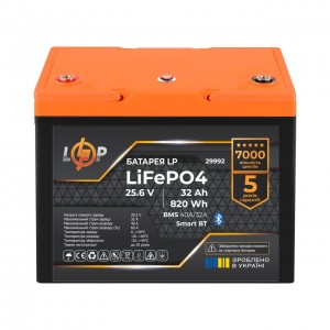 ���������� LP LiFePO4 25,6V - 32 Ah (820Wh) (BMS 40A/32�) ������� Smart BT