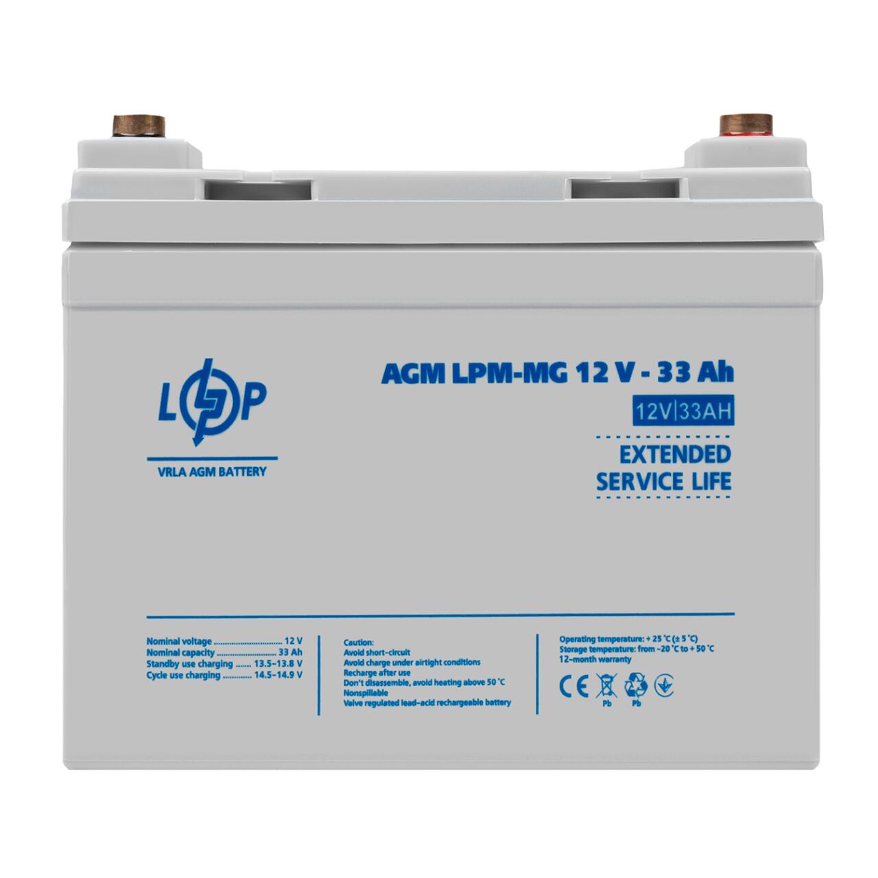 ���������� ������������� LPM-MG 12V - 33 Ah + ������
