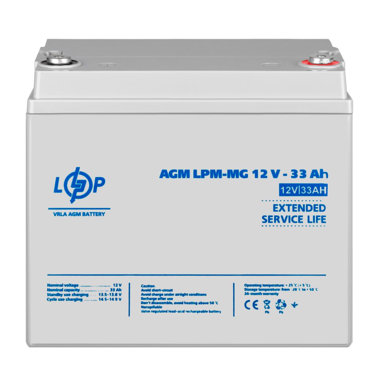 ���������� ������������� LPM-MG 12V - 33 Ah + ������