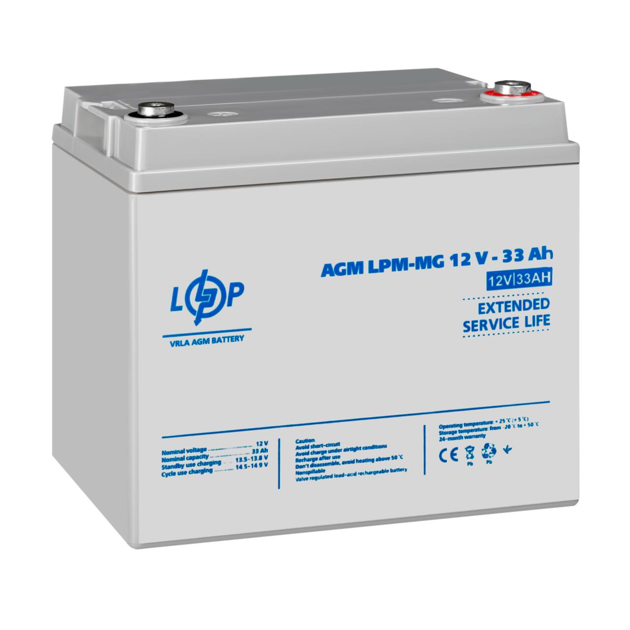���������� ������������� LPM-MG 12V - 33 Ah + ������