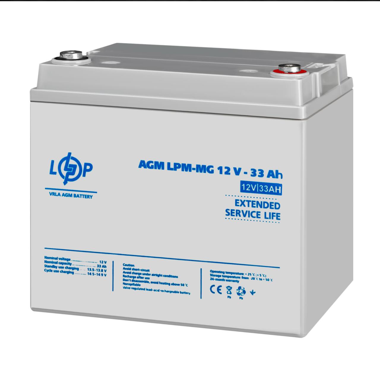���������� ������������� LPM-MG 12V - 33 Ah + ������