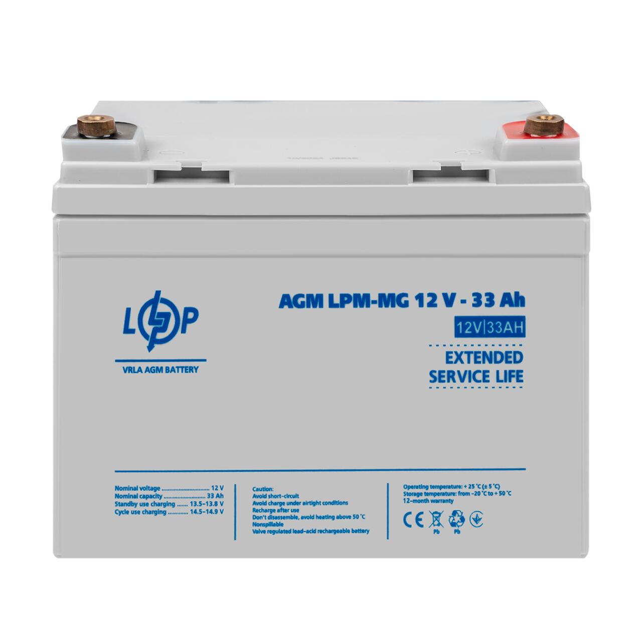 ���������� ������������� LPM-MG 12V - 33 Ah + ������