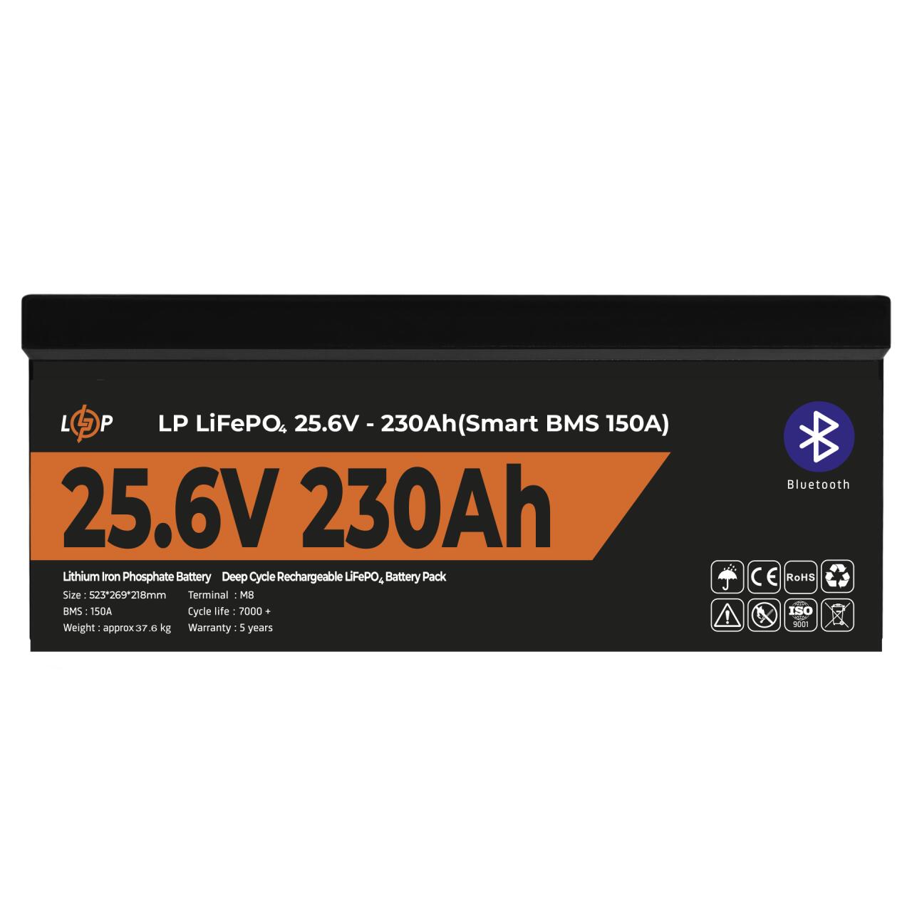 ���������� LP LiFePO4 25,6V - 230 Ah (5888Wh) (Smart BMS 150�) � BT �������