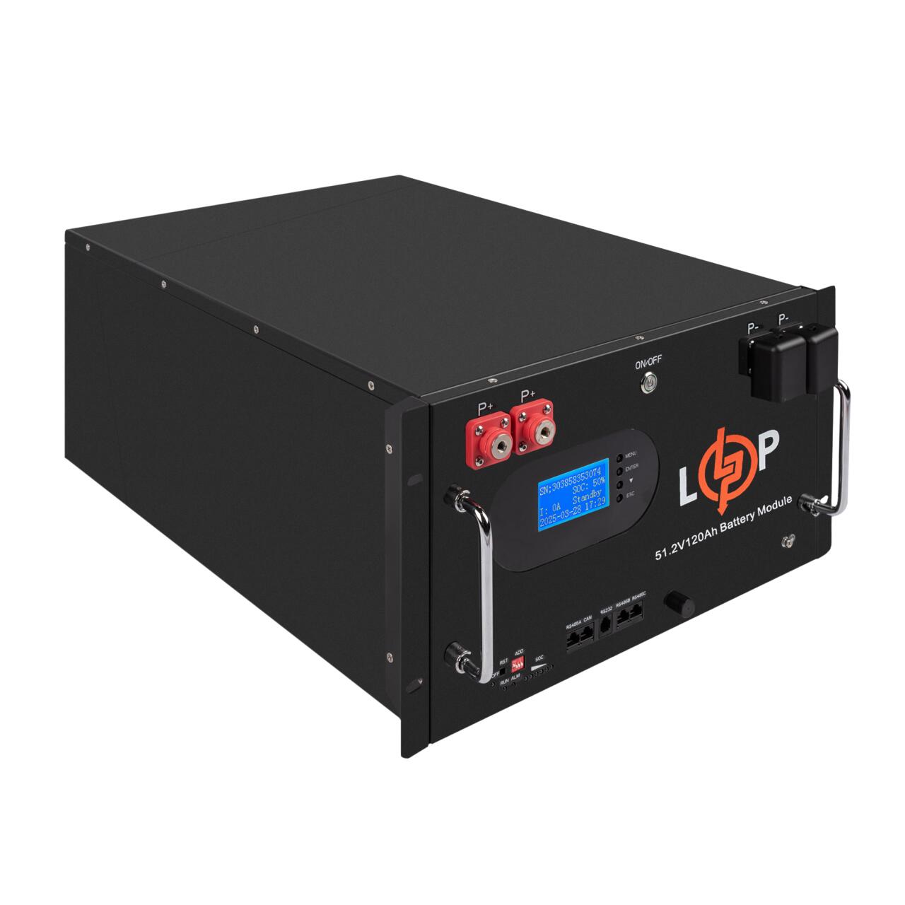 ���������� LP LiFePO4 51,2V - 230 Ah (11776Wh) (Smart BMS 200A) � LCD RM AB RS485/CAN