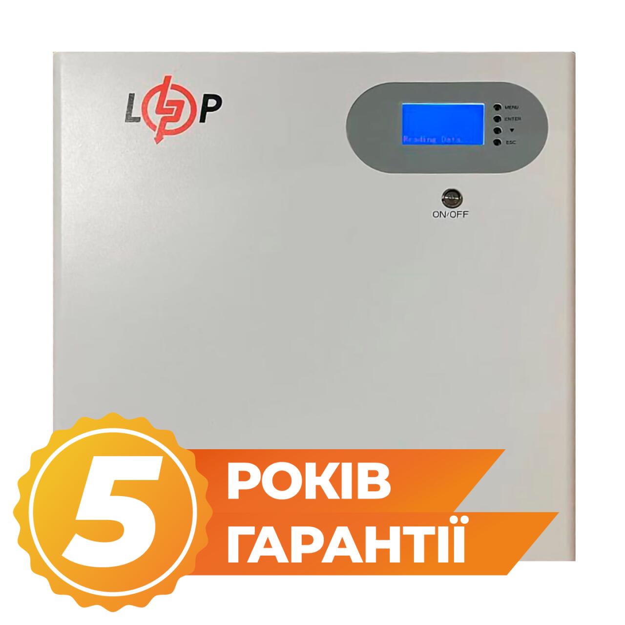 ���������� LP LiFePO4 51,2V - 100 Ah 5120Wh (Smart BMS 100A) � LCD WAB RS485/CAN