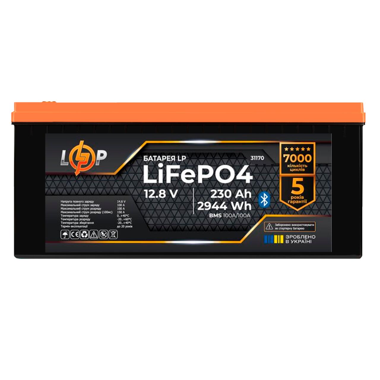 ���������� LP LiFePO4 12,8V - 230 Ah (2944Wh) (BMS 100A/100�) ������� Smart BT