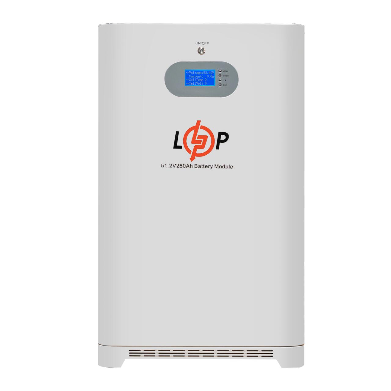 ���������� LP LiFePO4 51,2V - 280 Ah (14336 Wh) (Smart BMS 200A) � LCD AB RS485/CAN